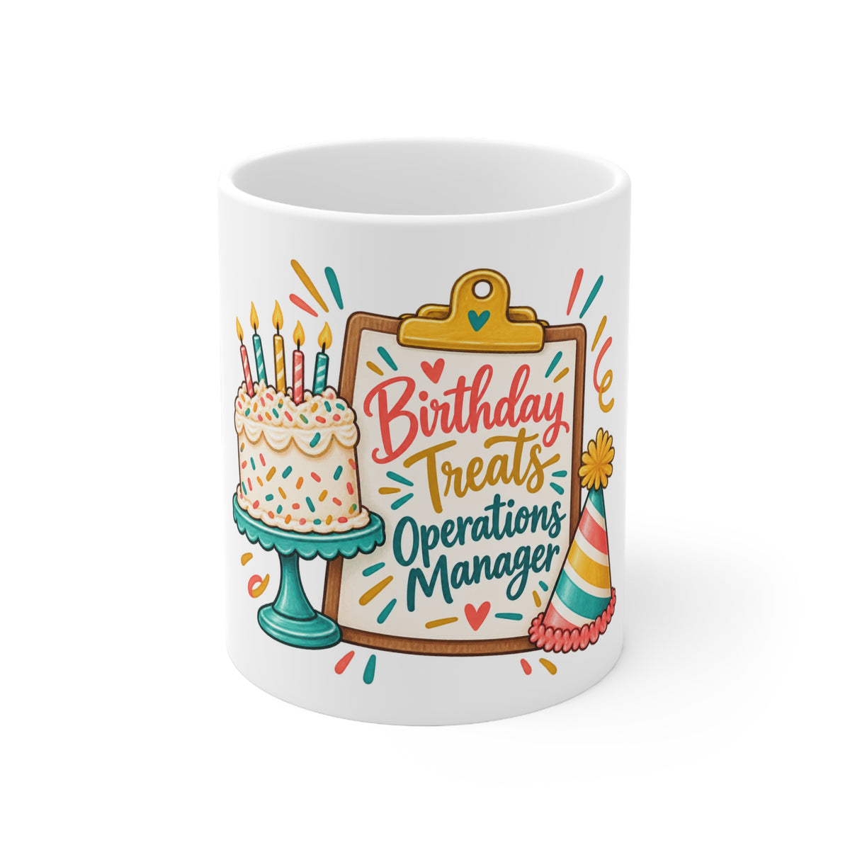 Birthday Treats Operations Manager | Funny Birthday Mug Gift | Banterpip