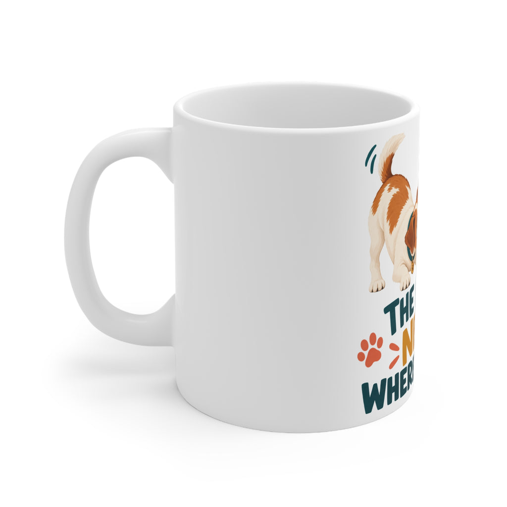 The Lead Is Never Where I Left It | Funny Dog Owner Mug | Banterpip