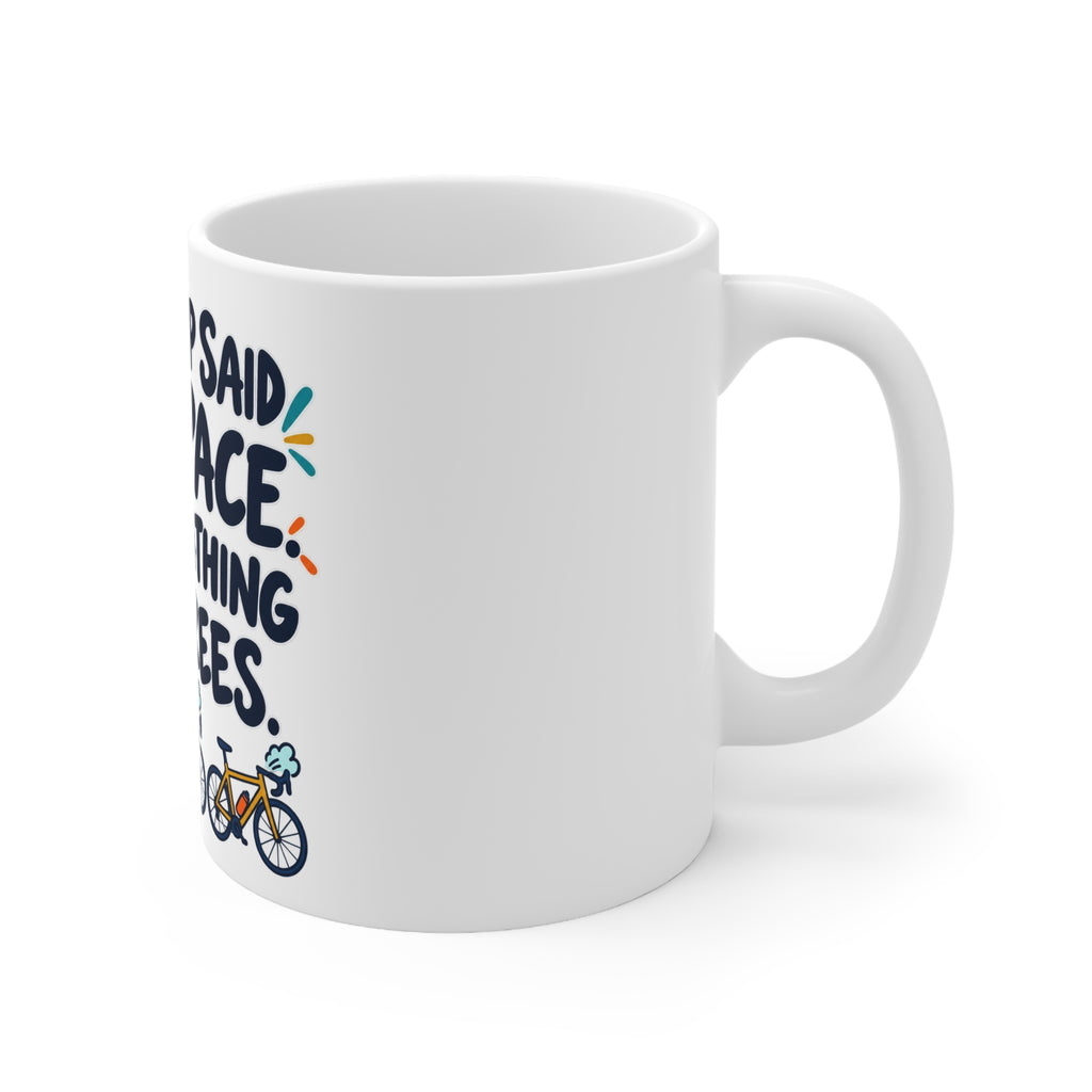 The Group Said Easy Pace. My Breathing Disagrees. | Funny Cycling Mug | Banterpip
