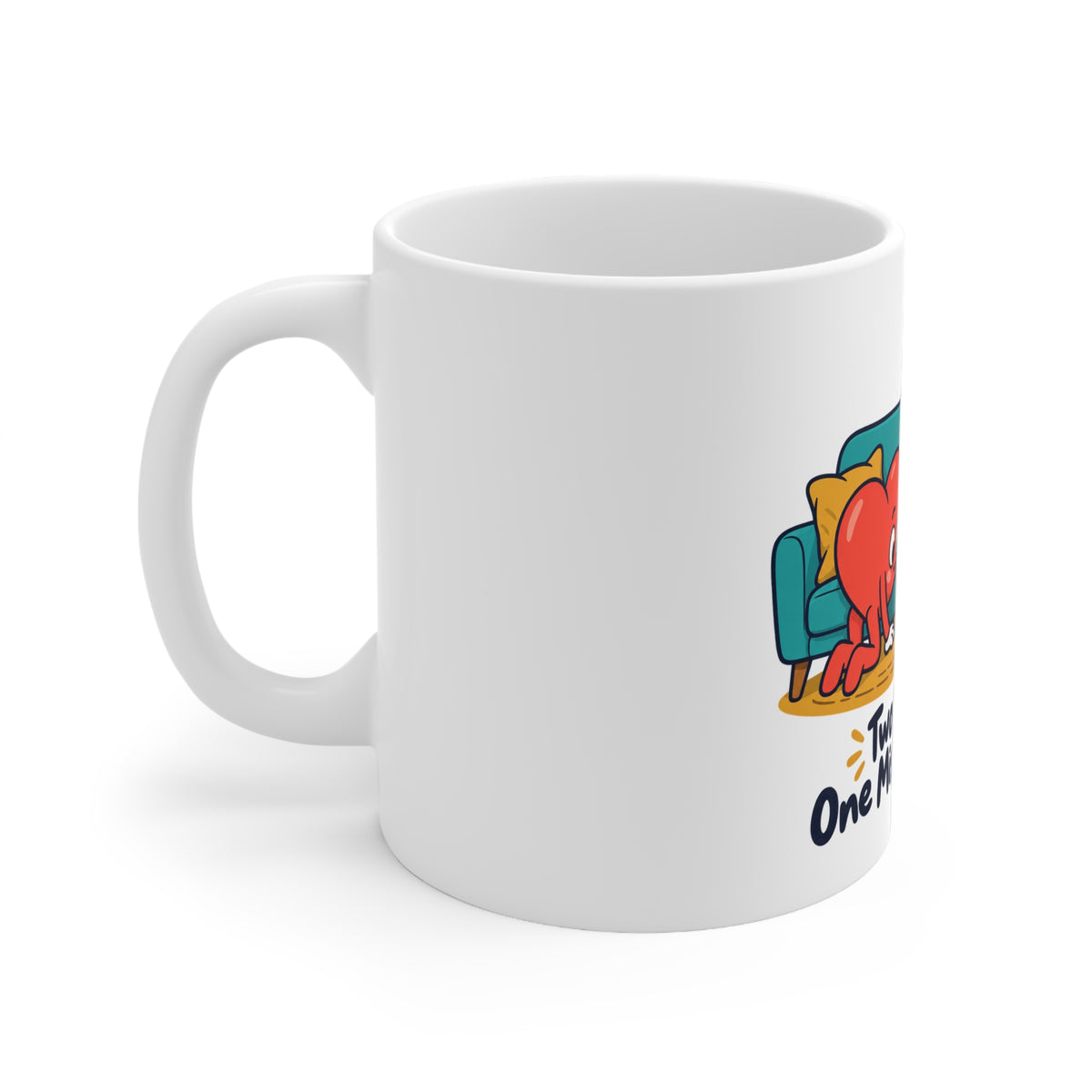 Two Hearts, One Missing Remote | Funny Partner Mug Gift | Banterpip