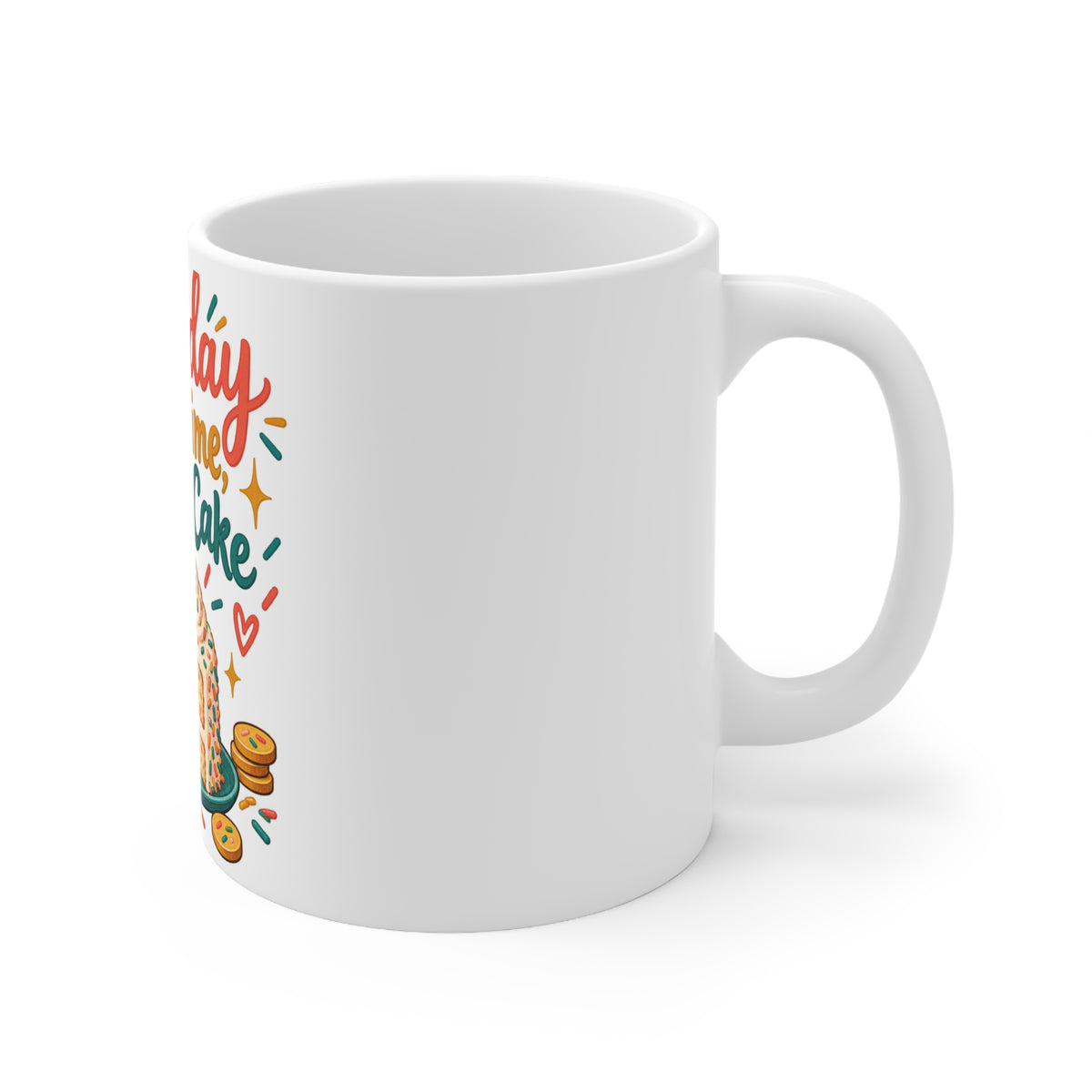 Birthday Overtime, Paid in Cake | Funny Birthday Mug Gift | Banterpip