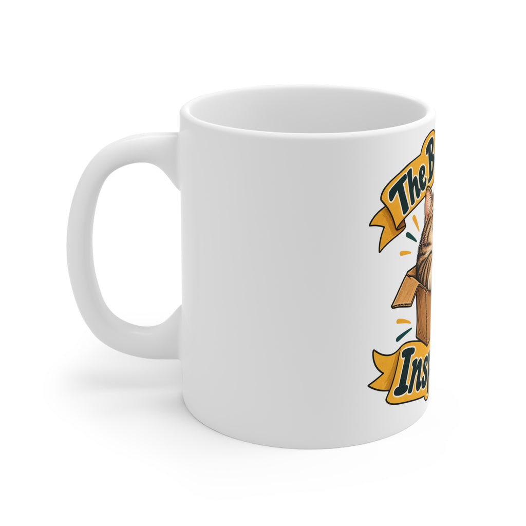 The Box Passed Inspection | Funny Cat Owner Mug | Banterpip
