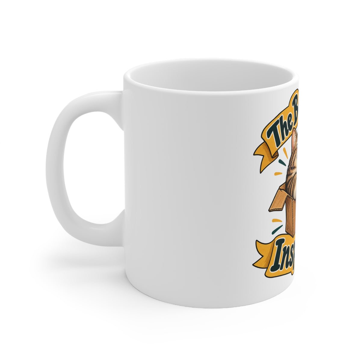 The Box Passed Inspection | Funny Cat Owner Mug | Banterpip