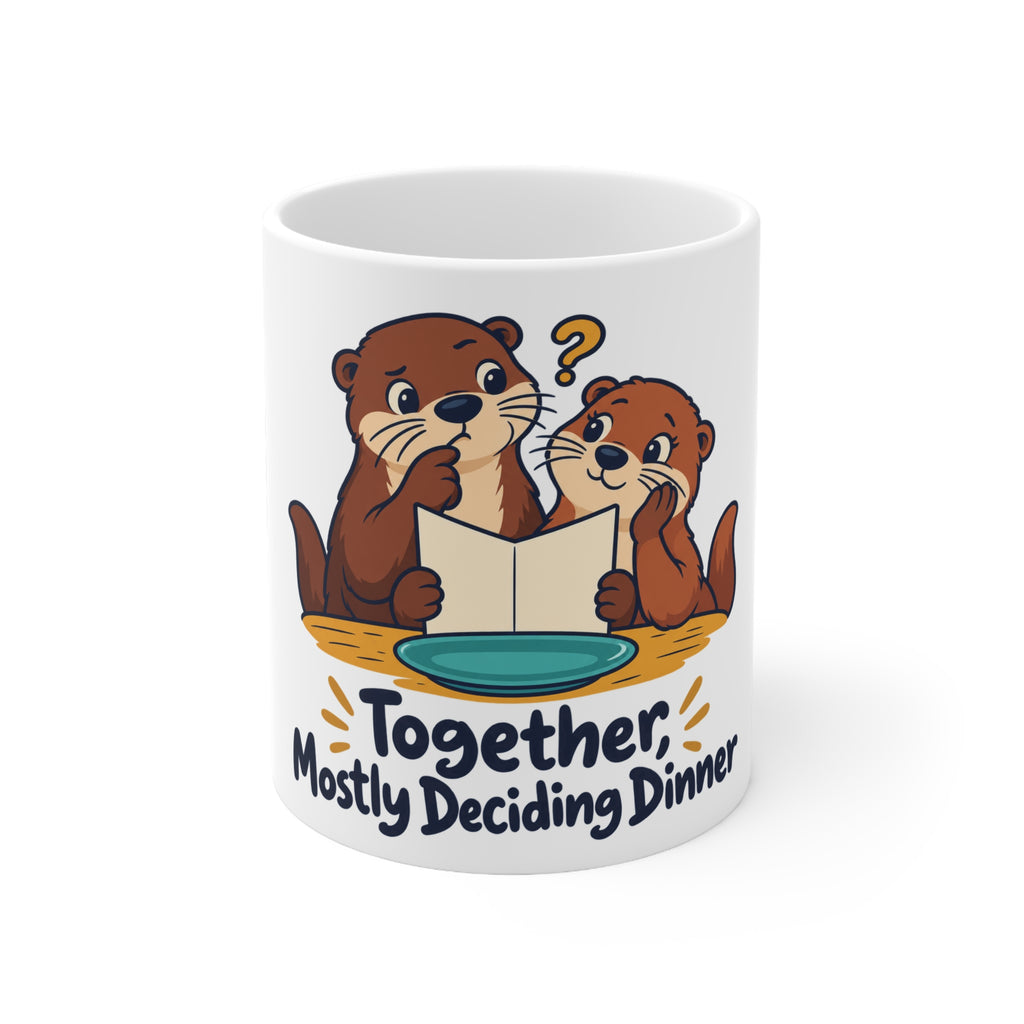 Together, Mostly Deciding Dinner | Funny Partner Mug Gift | Banterpip