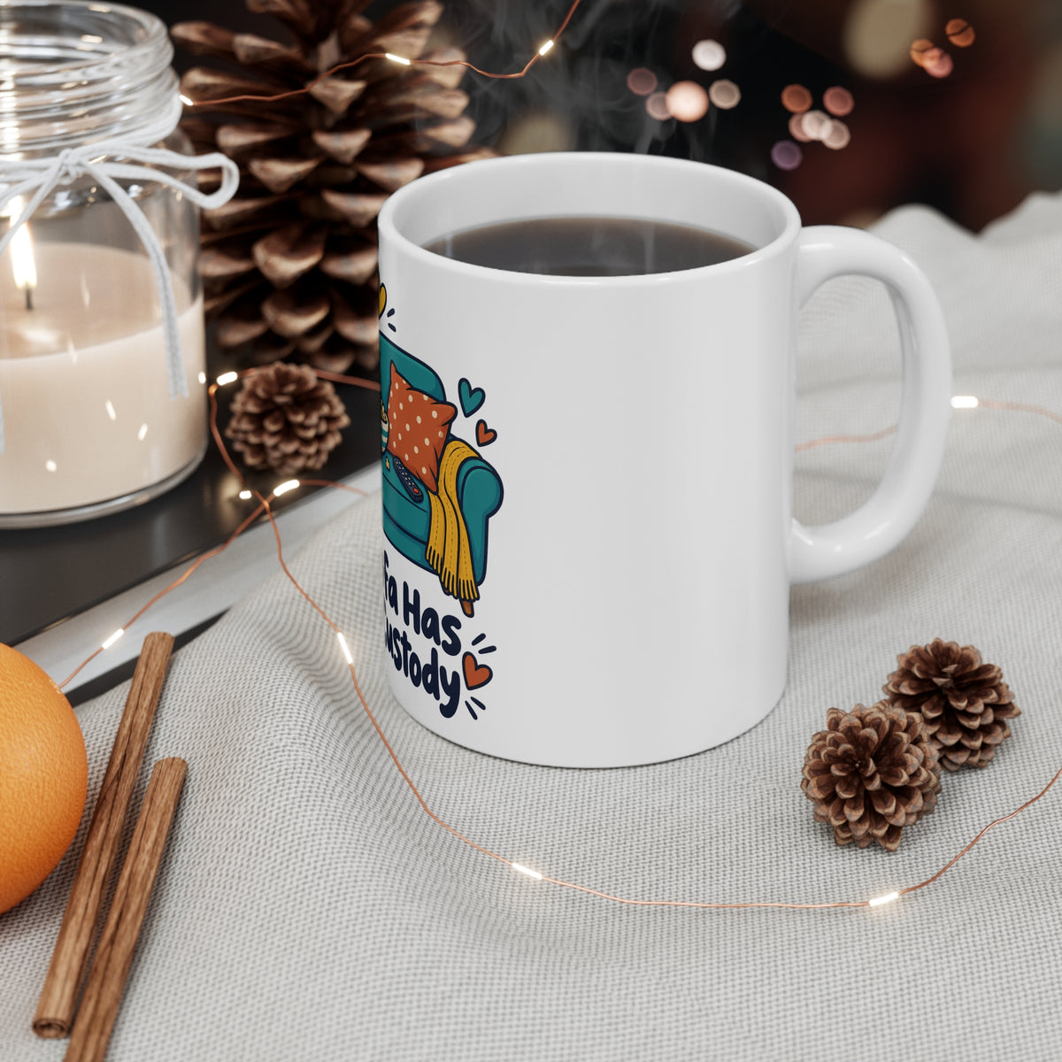 Our Sofa Has Joint Custody | Funny Partner Mug Gift | Banterpip