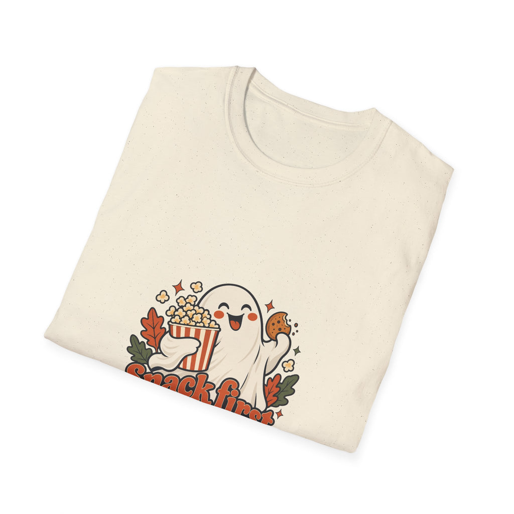 Snack first. Spook later. | Original Adult Tee Gift | Banterpip