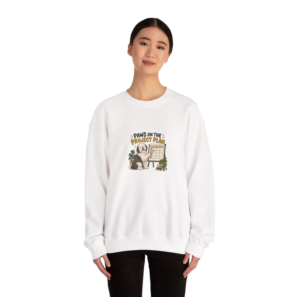Paws on the Project Plan | Dog Owner Sweatshirt Gift | Banterpip