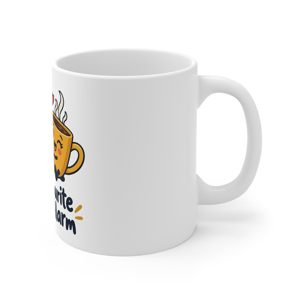 My Favourite Human Alarm | Funny Partner Mug Gift | Banterpip