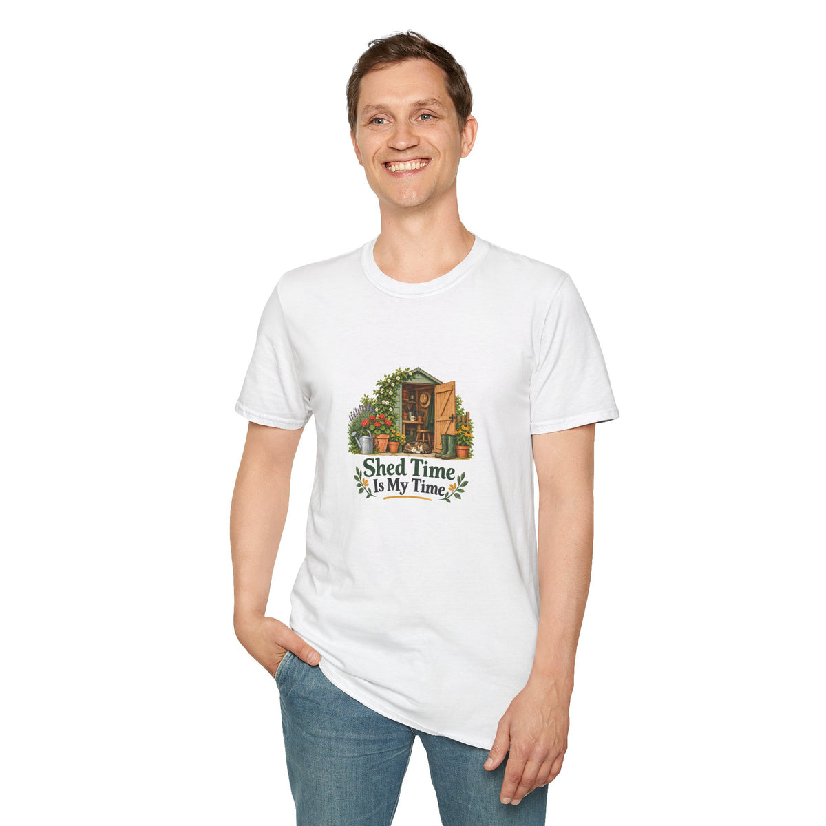 Shed Time Is My Time | Gardening T-Shirt Gift | Banterpip