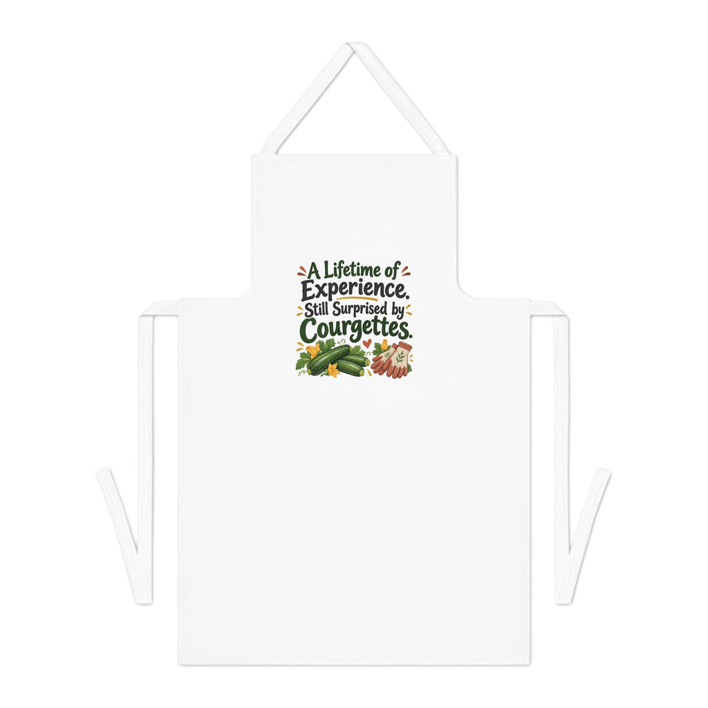 A Lifetime of Experience. Still Surprised by Courgettes. | Gardening Apron Gift | Banterpip
