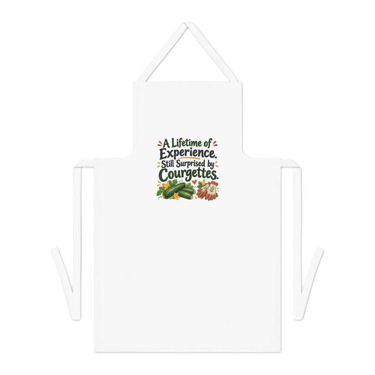 A Lifetime of Experience. Still Surprised by Courgettes. | Gardening Apron Gift | Banterpip