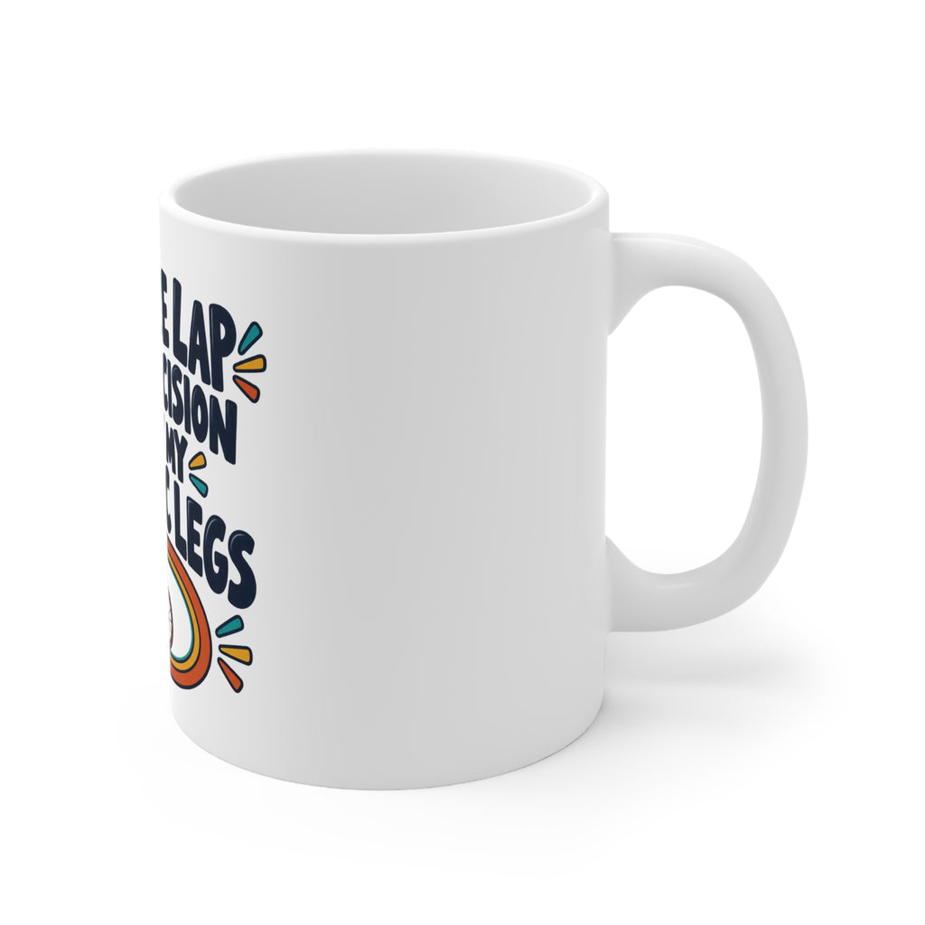 One More Lap Was a Decision Made by My Optimistic Legs | Funny Cycling Mug | Banterpip