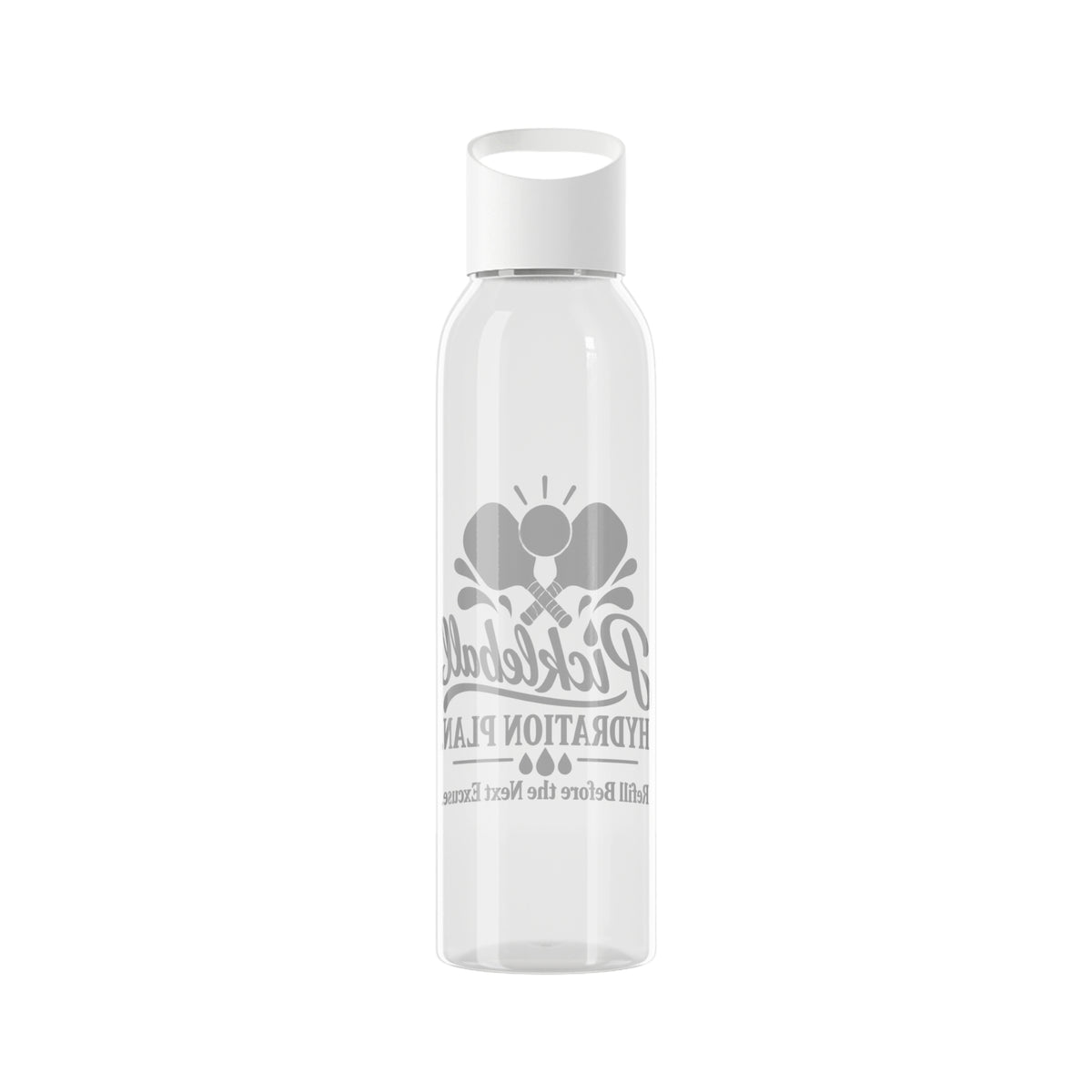 Funny Pickleball Water Bottle, Hydration Plan, Adult Player Gift, 650ml