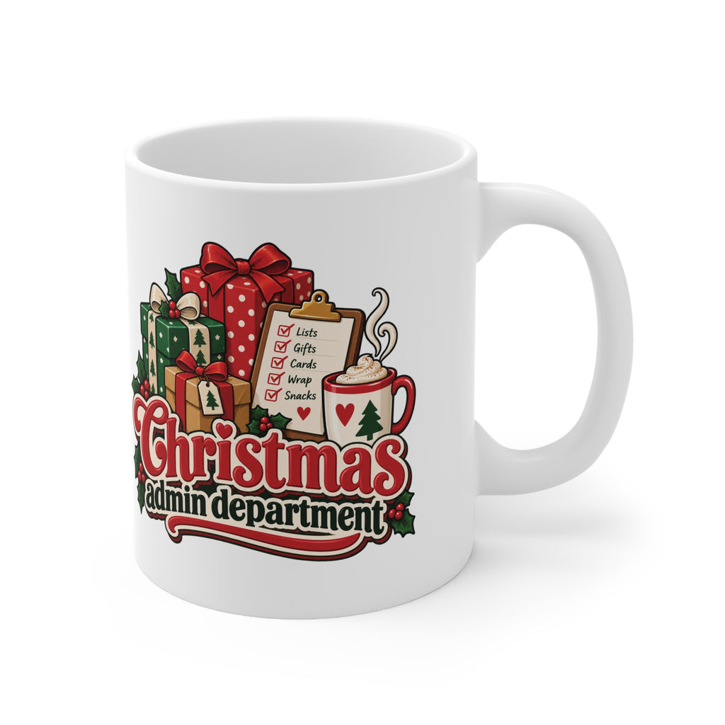 Christmas Admin Department Mug | Funny Festive Organiser Gift | Banterpip