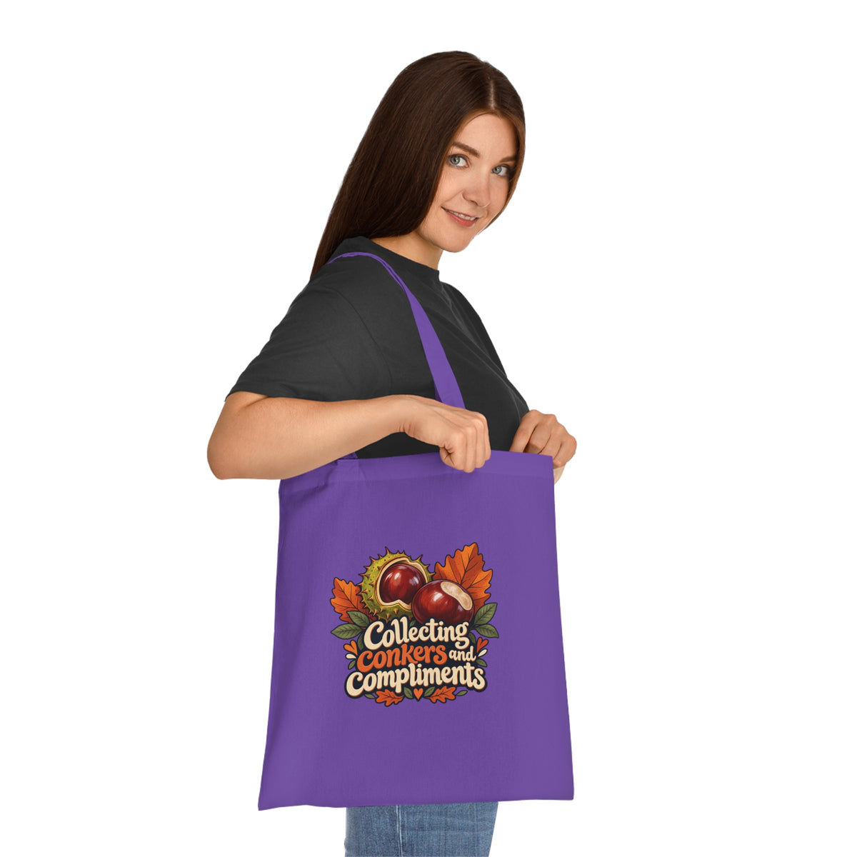 Collecting conkers and compliments | Original Tote Gift | Banterpip