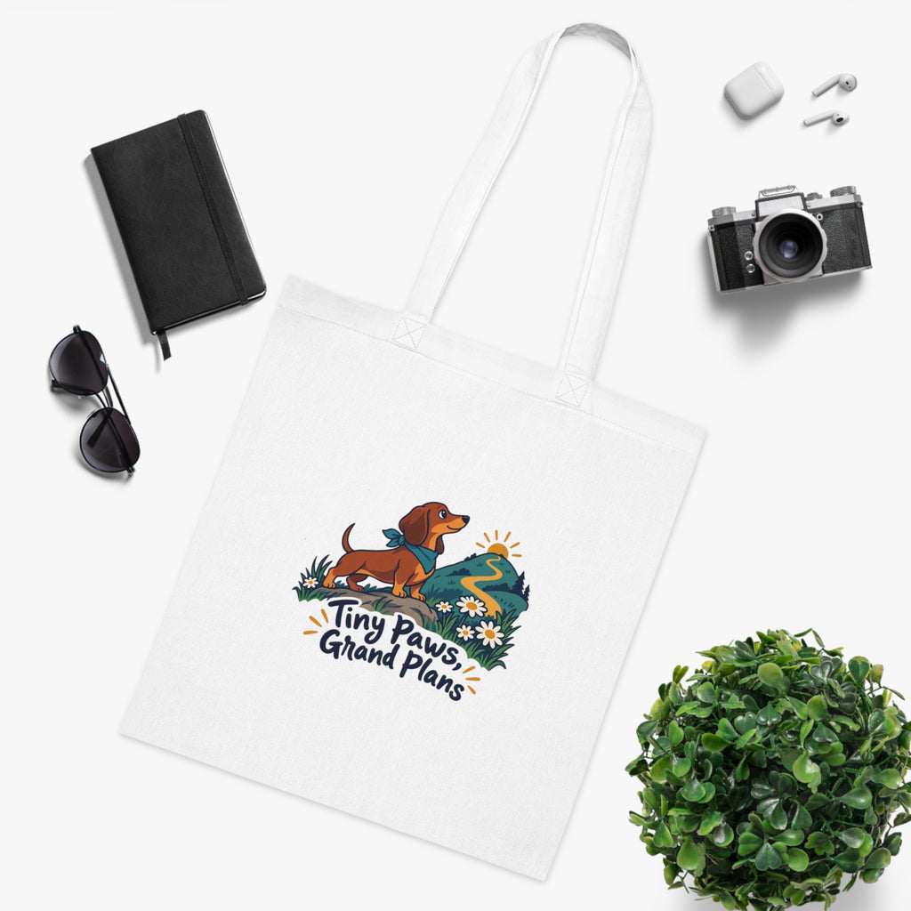 Tiny Paws, Grand Plans | Original Tote Bag Gift | Banterpip