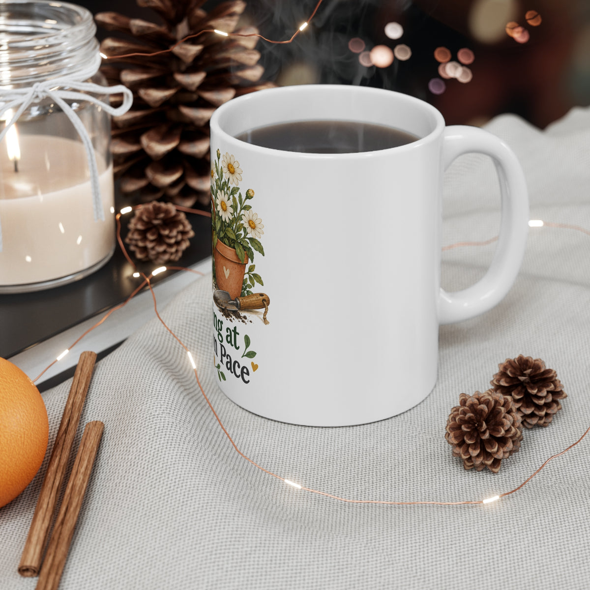 Growing at My Own Pace | Funny Gardening Mug | Banterpip