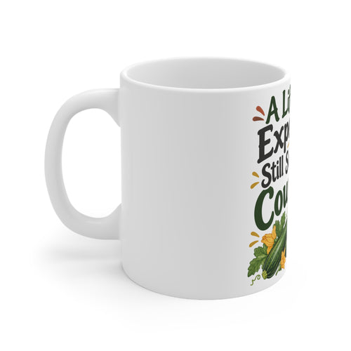 A Lifetime of Experience. Still Surprised by Courgettes. | Funny Gardening Mug | Banterpip