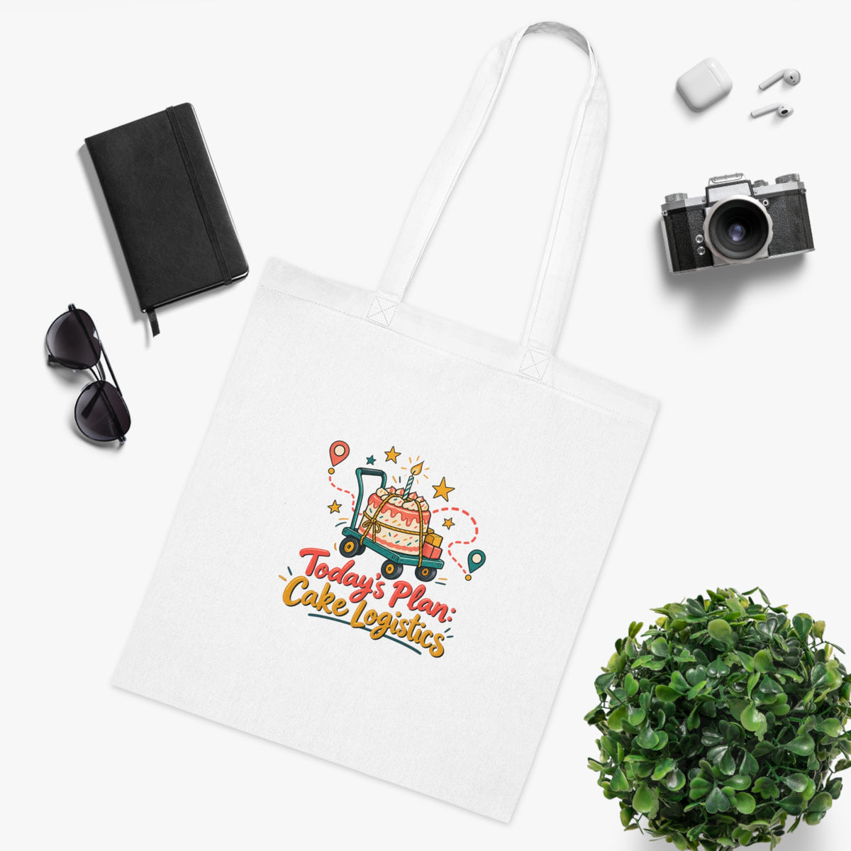 Today's Plan: Cake Logistics | Birthdays Tote Bag Gift | Banterpip