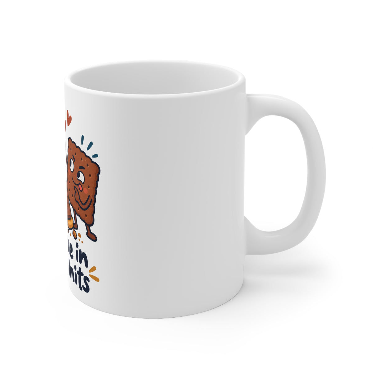 We Argue in Biscuit Units | Funny Partner Mug Gift | Banterpip