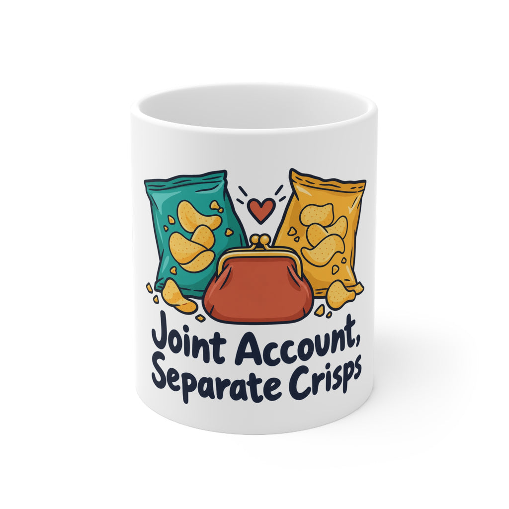 Joint Account, Separate Crisps | Funny Partner Mug Gift | Banterpip