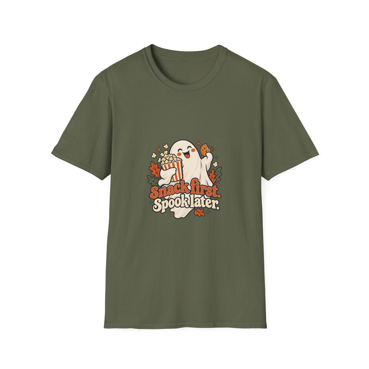 Snack first. Spook later. | Original Adult Tee Gift | Banterpip