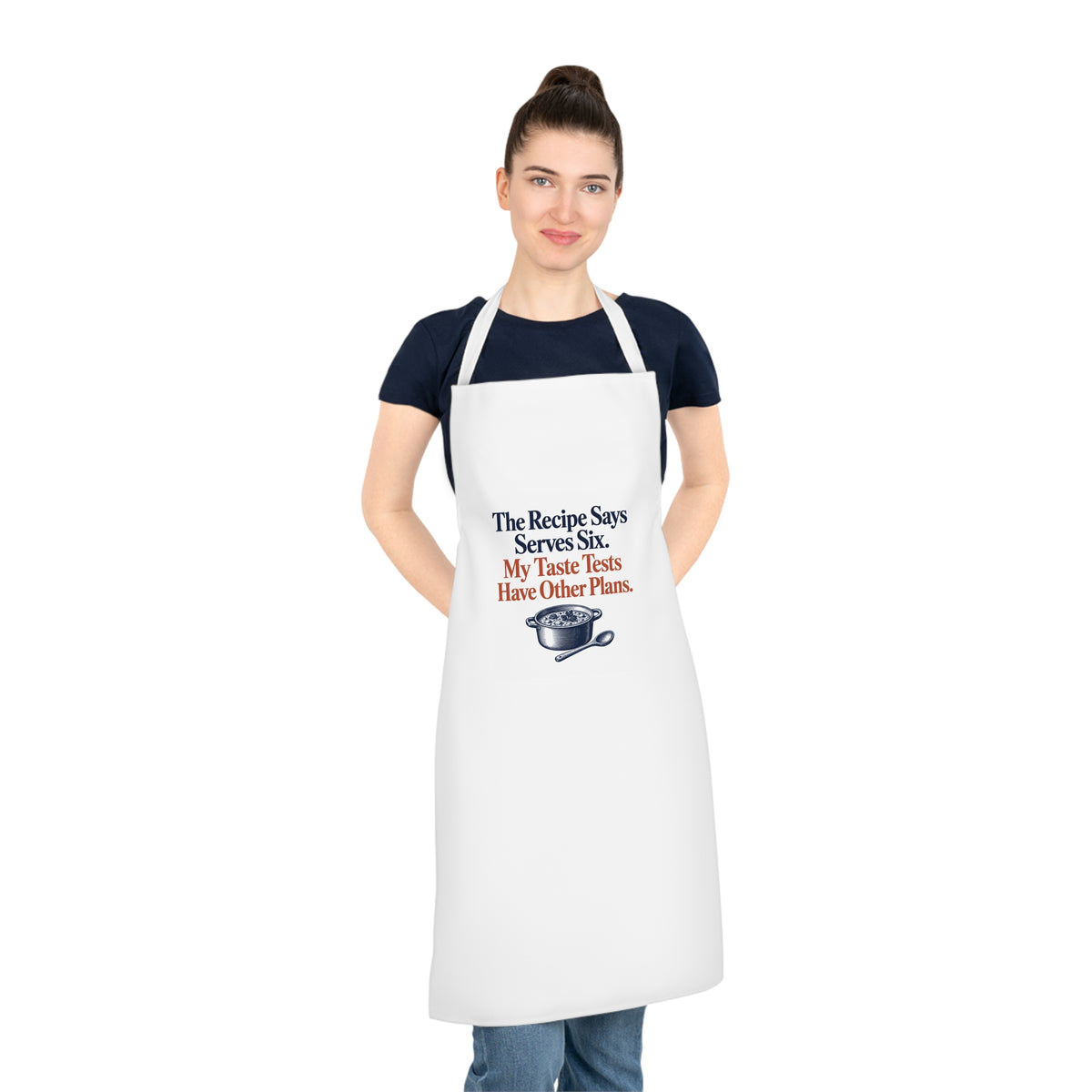 Funny Taste Test Apron, Recipe Serves Six, Adult Cooking Gift