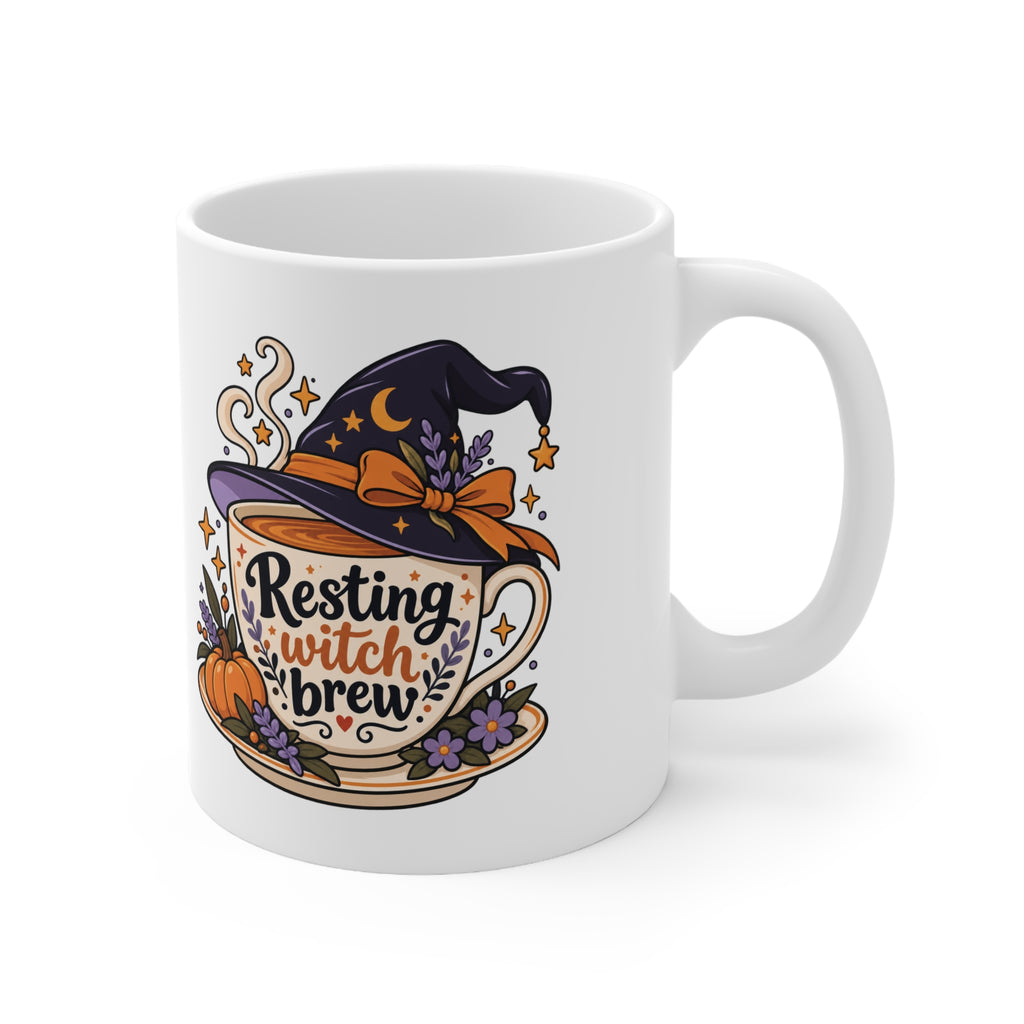 Resting Witch Brew Mug | Funny Halloween Tea and Coffee Gift | Banterpip