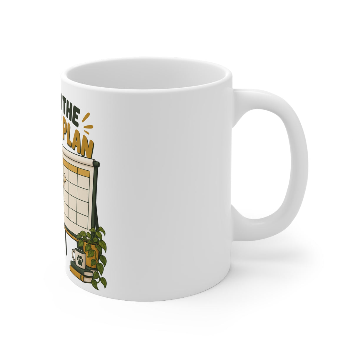 Paws on the Project Plan | Funny Dog Owner Mug | Banterpip
