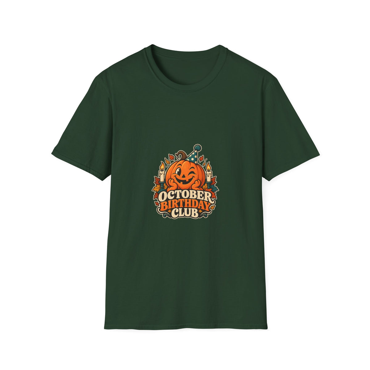 October Birthday Club | Pumpkin Birthday T-Shirt | Banterpip