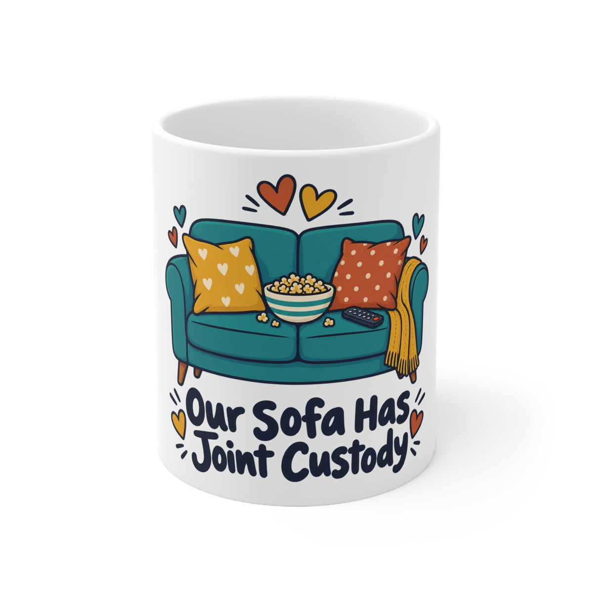 Our Sofa Has Joint Custody | Funny Partner Mug Gift | Banterpip