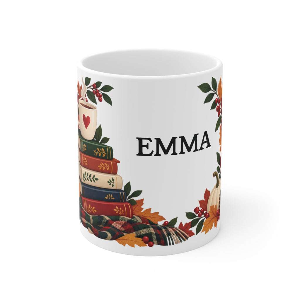 Personalised Cosy Reading Mug | Custom Name Book Lover Gift | Banterpip
