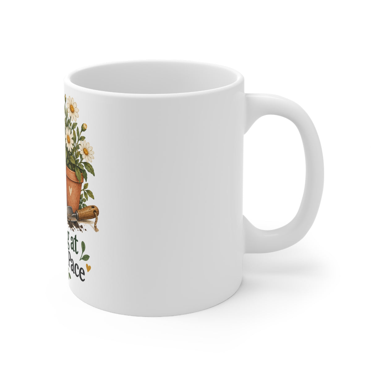 Growing at My Own Pace | Funny Gardening Mug | Banterpip